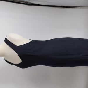 Miss Ashlee black maxi dress w double straps-sz 6